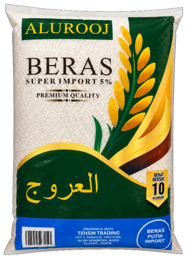 ALUROOJ Premium Quality 10kg rice pack